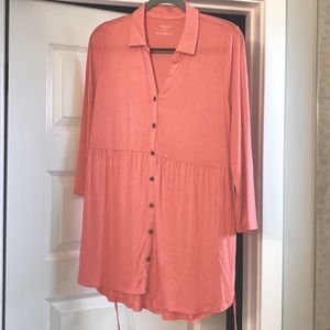 Women’s brand new without tags pink 3/4 sleeve maternity top size medium